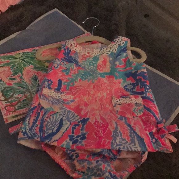 Lilly Pulitzer Other - Lilly Pulitzer baby girl dress and briefs 3-6m